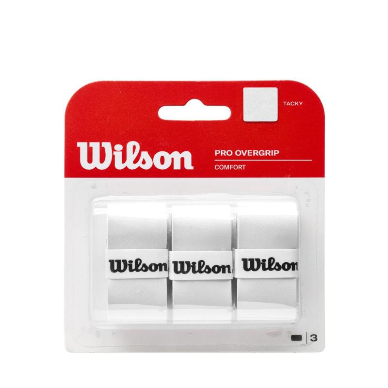 Wilson Pro comfort Overgrip 3pk Hvit