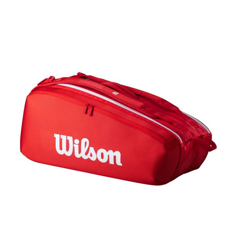 Wilson Super Tour Red 9pk Tennisbag Wilson Rød
