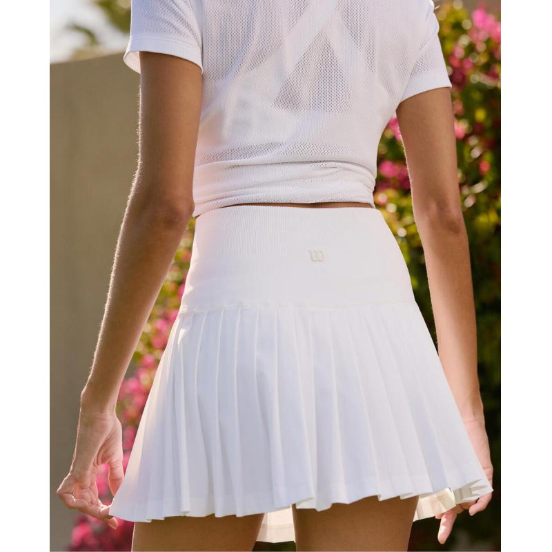 Wilson Midtown Tenniskjørt Dame Hvit - Bilde 3