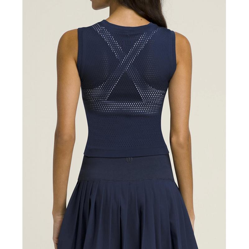 Wilson Pro Seamless Singlet Dame Navy - Bilde 3