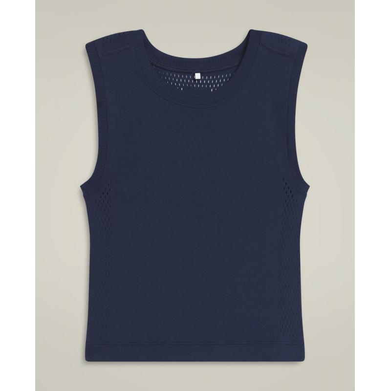 Wilson Pro Seamless Singlet Dame Navy - Bilde 5