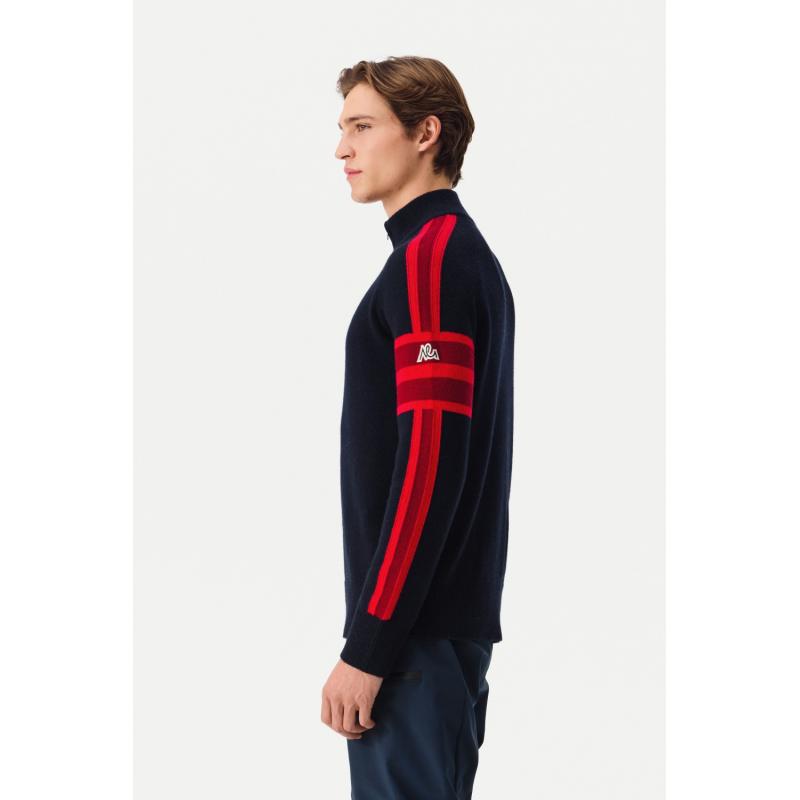 Aksel Gresvig Lioro Half Zip Genser Herre Navy - Bilde 4