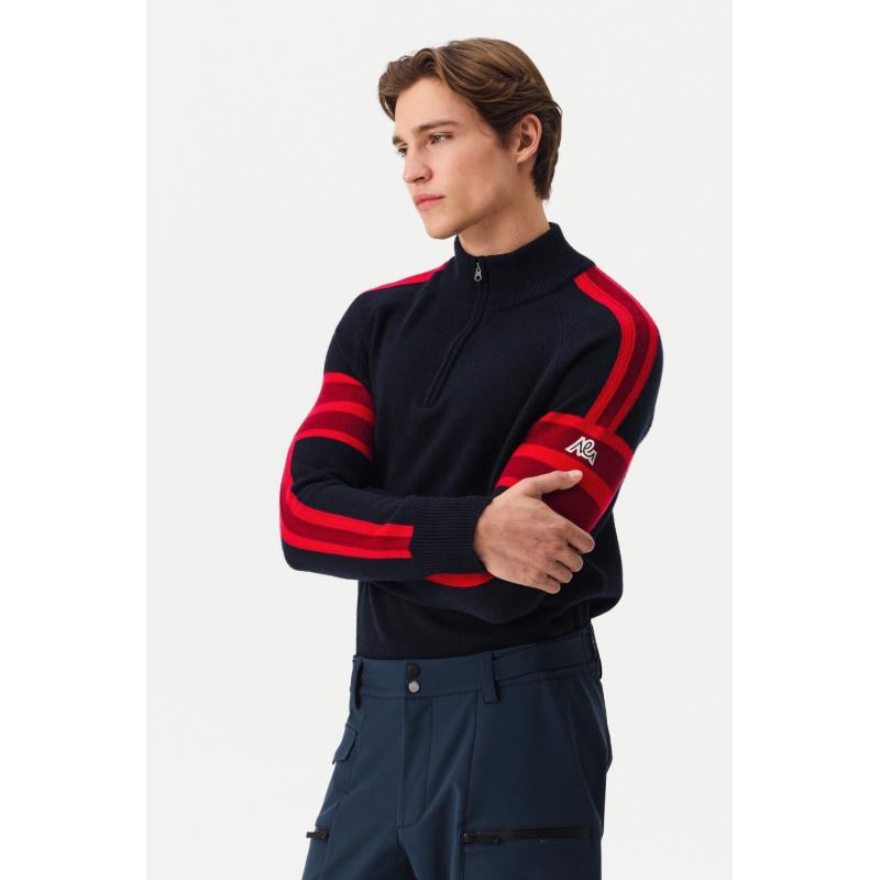 Aksel Gresvig Lioro Half Zip Genser Herre Navy - Bilde 5