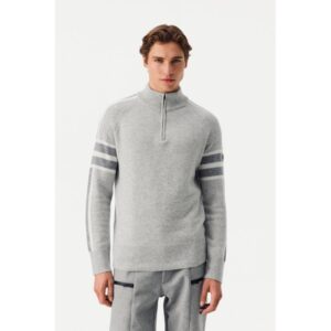 Aksel Gresvig Lioro Half Zip Genser Herre Grå