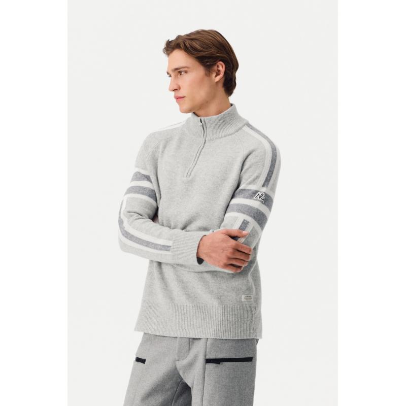 Aksel Gresvig Lioro Half Zip Genser Herre Grå - Bilde 3