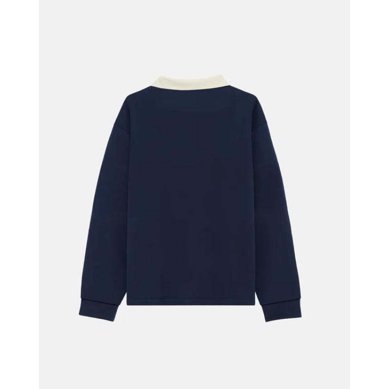 Nibbi Classic Rugby Skjorte Unisex Navy - Bilde 2