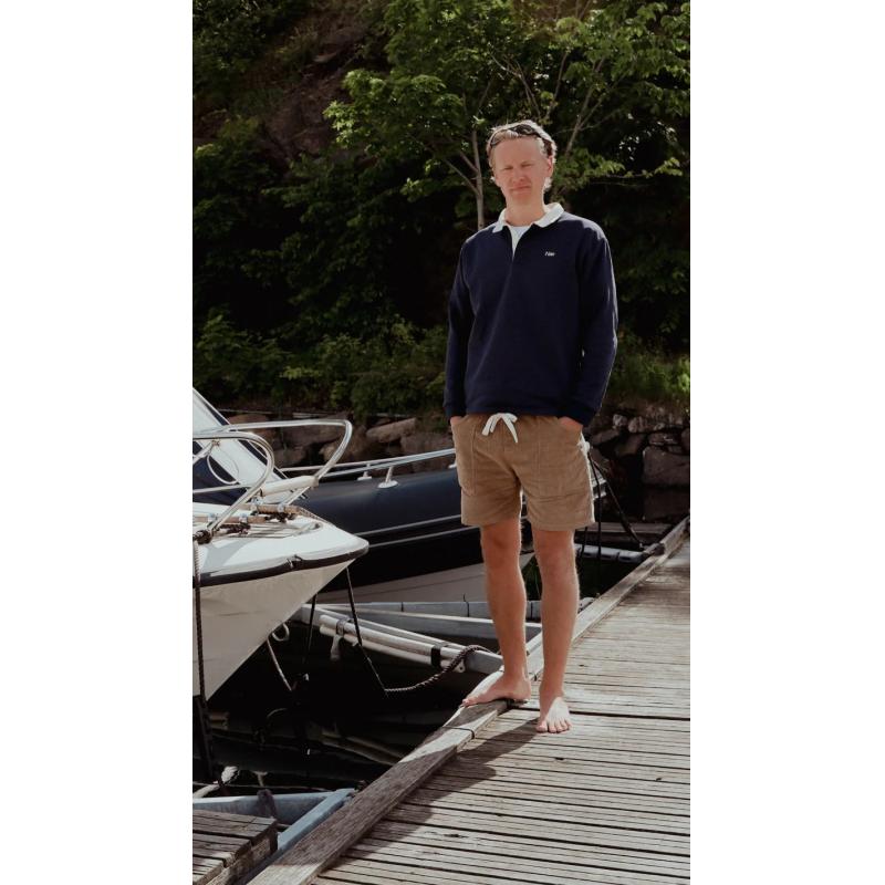 Nibbi Classic Rugby Skjorte Unisex Navy - Bilde 4