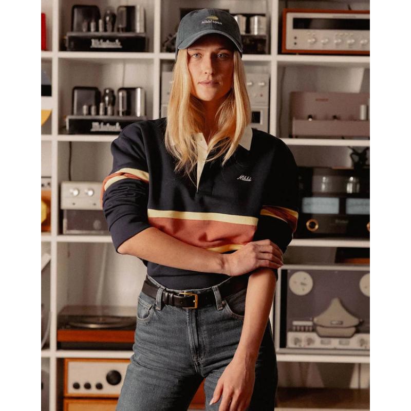 Nibbi Everyday Rugby Skjorte Unisex Navy/Rød/Gul - Bilde 4