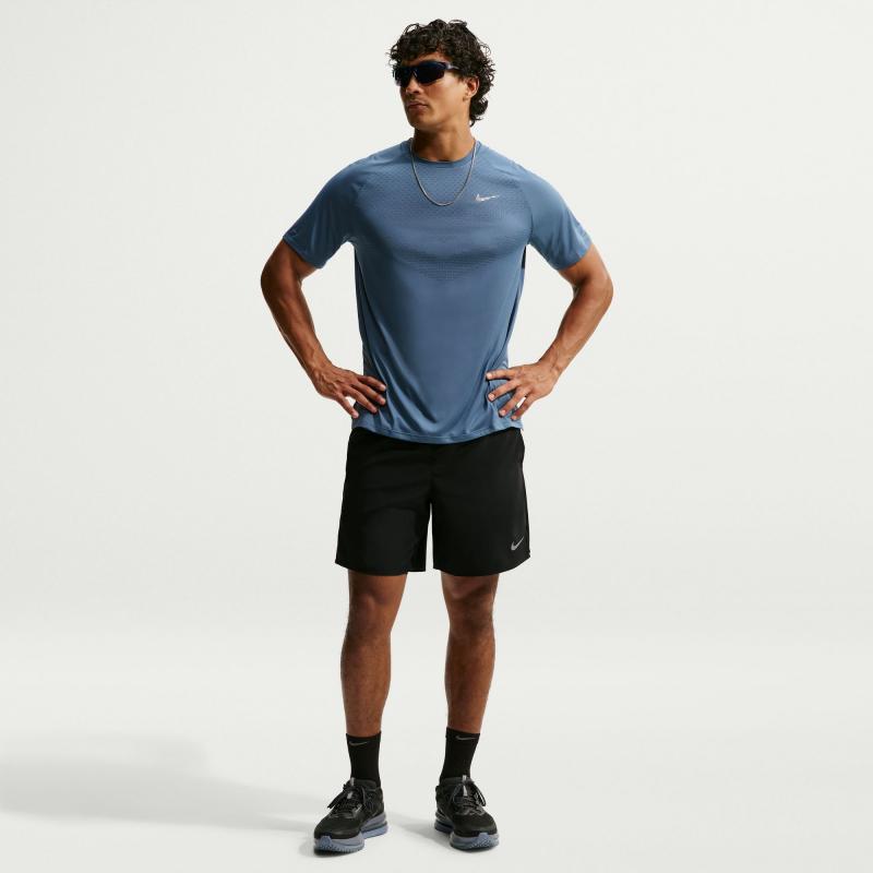 Nike Stride Dri-Fit T-Skjorte Herre Blå