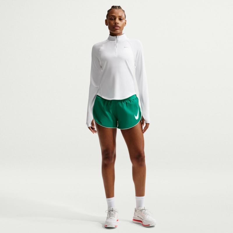 Nike Tempo Dri-Fit Half Zip Langermet genser Dame Hvit - Bilde 2