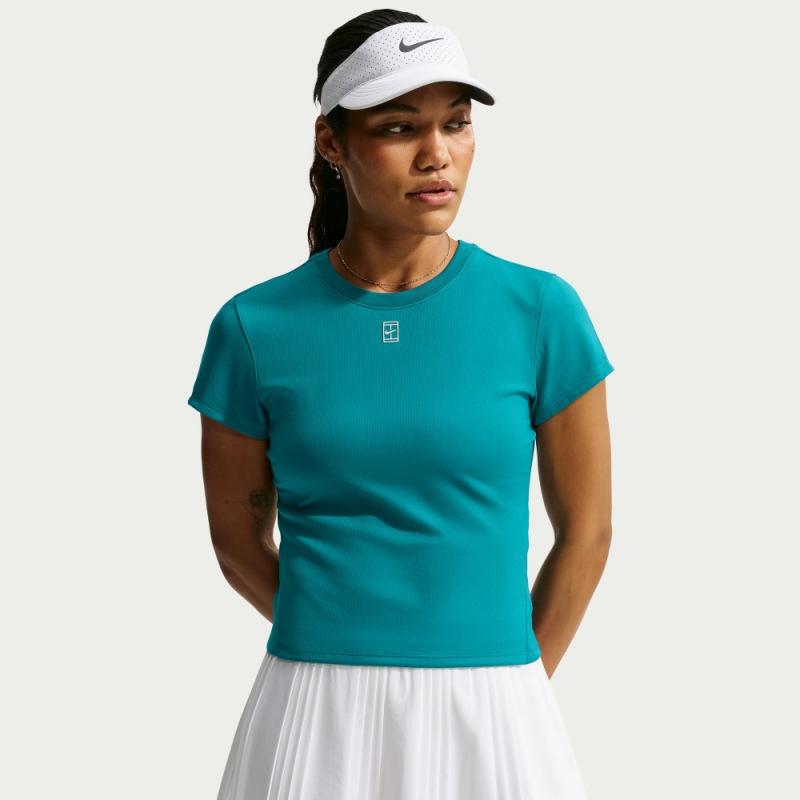 Nike Court Advantage T-skjorte Dame Turkis