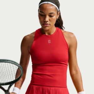 Nike Court DF Advantage Singlet Dame Rød