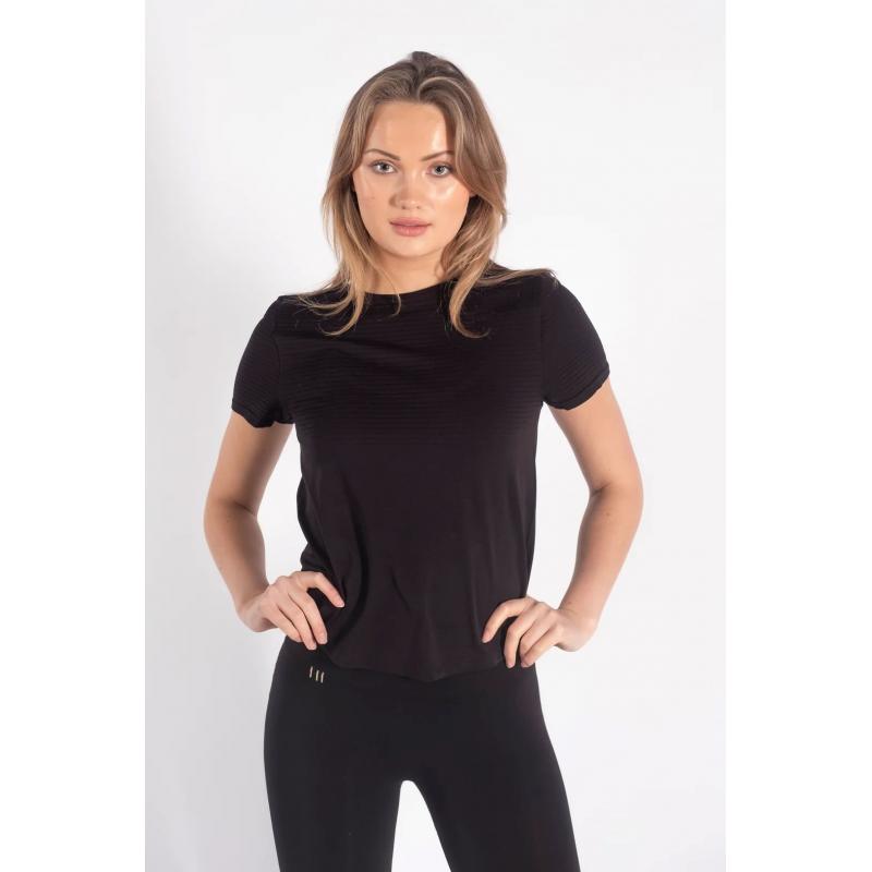 State of Mind Boxy T-Skjorte Dame Sort