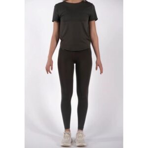 State of Mind Lang Tights Dame Mørk Oliven