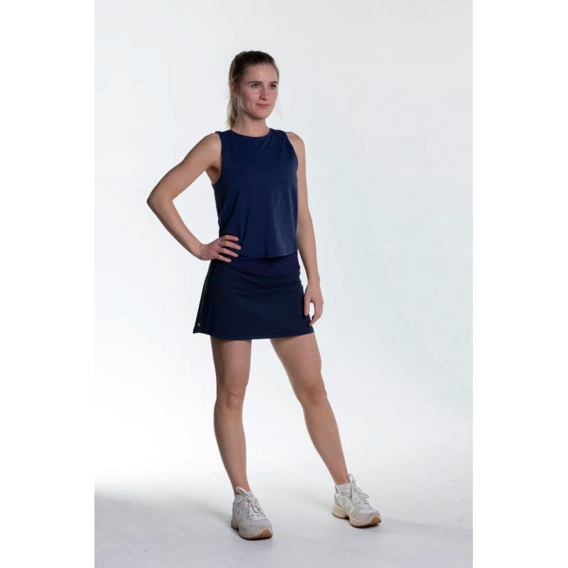 State of Mind Boxy Tank-Top Singlet Dame Navy