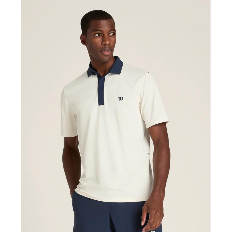 Wilson  CHALLENGERS Teknisk  Polo T-Skjorte Herre Hvit/navy