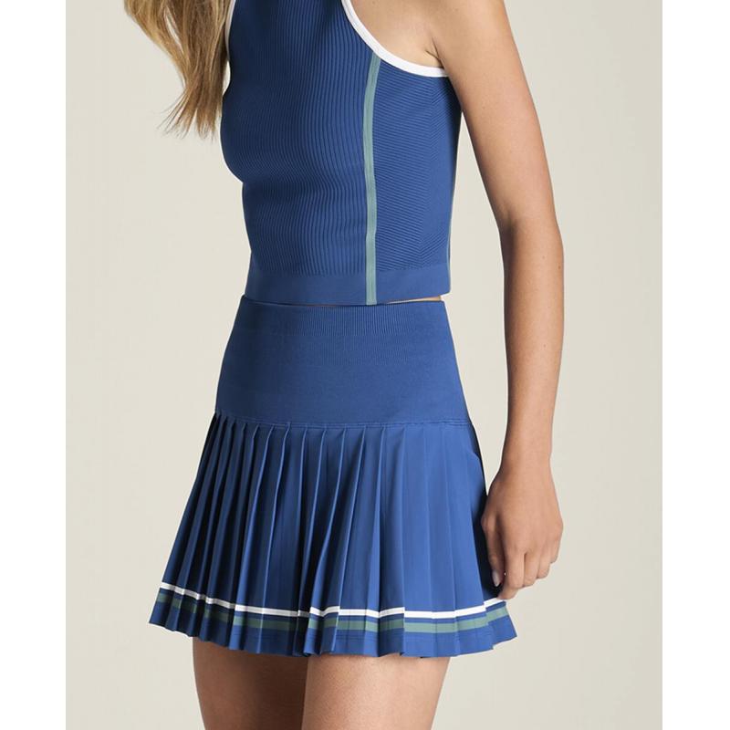 Wilson Midtown Tennis Skjørt Dame Blå - Bilde 3