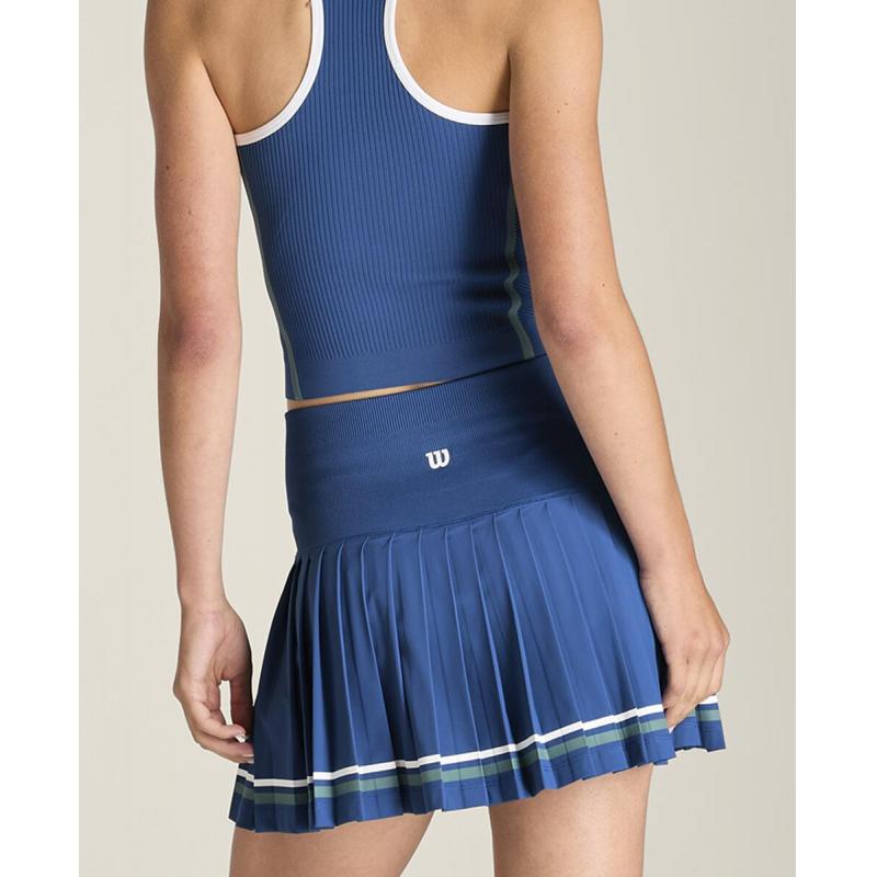 Wilson Midtown Tennis Skjørt Dame Blå - Bilde 4