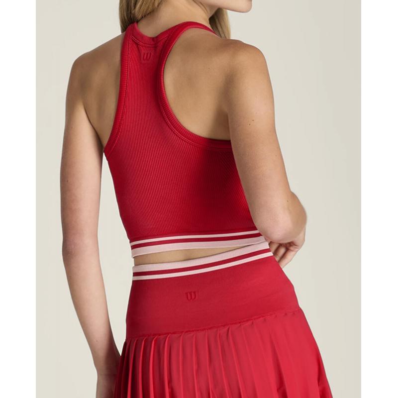 Wilson On The Daily Brami Singlet Dame Rød - Bilde 3